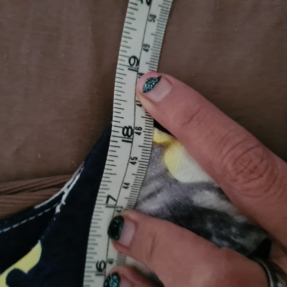 MIA 12 Yellow Blue Floral Midi Dress | Semi-Formal Clothes Party | Flower Dress - Picture 7 of 8